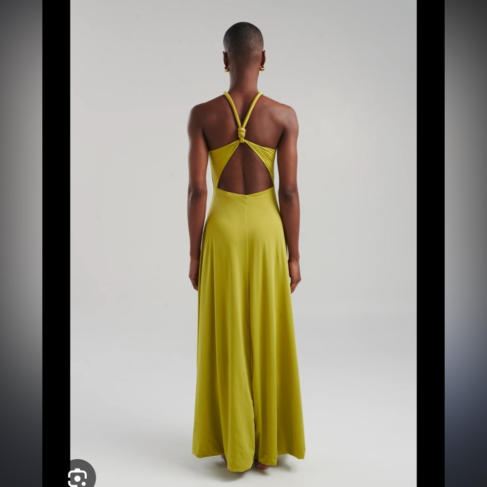 MAYGEL CORONEL Atlaura Maxi Dress Lime Green